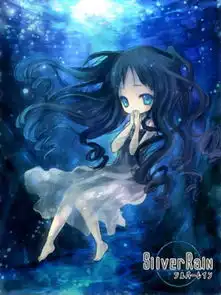 蓝发动漫少女图片越多越好