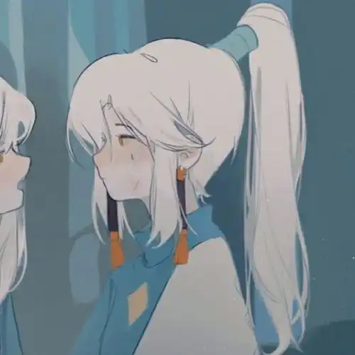女让蜡烛代替所有灯让音乐代替话语声