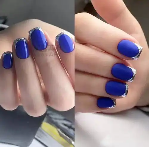 one荐美甲经典蓝色系,你爱哪款