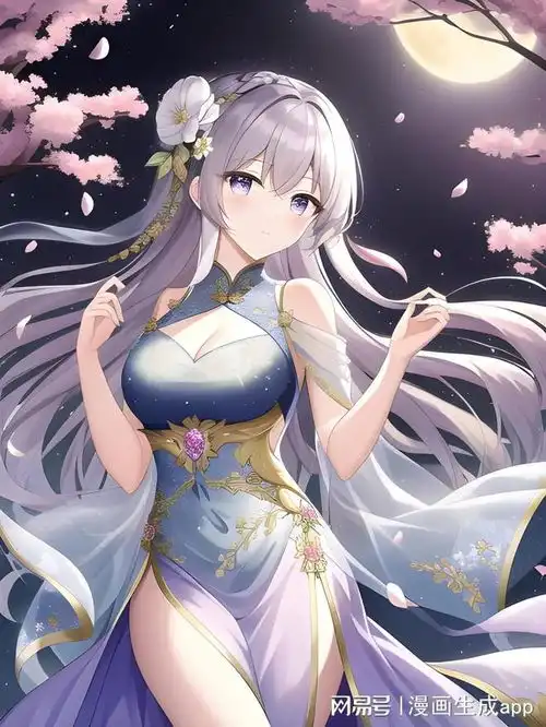 day4漫画生成器绘制插画之国风少女