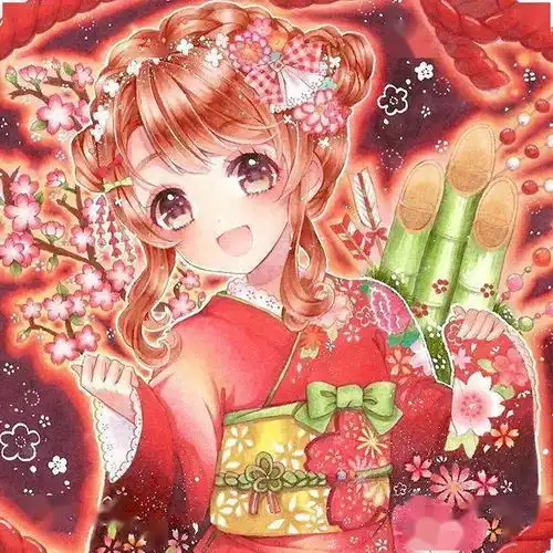 炒鸡可爱仙气的动漫人物女生马克笔插画线稿