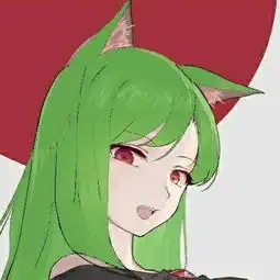 绿色系动漫女头