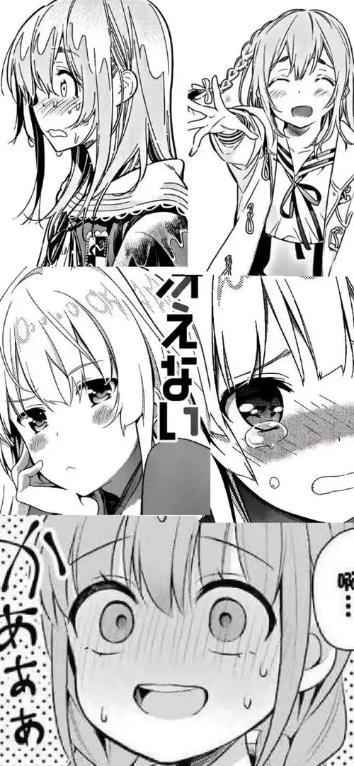 小仙女动漫壁纸黑白漫画风拼接动漫壁纸