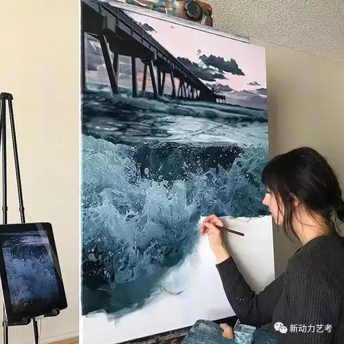 00后画家都c位出道了,你还在玩农药吃鸡玩英雄联盟