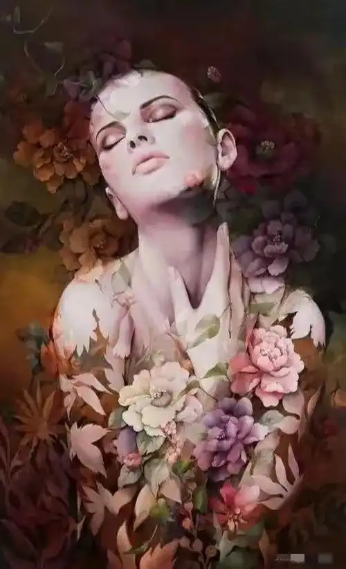 油画家笔下的美女太唯美了,看一眼就会沦陷