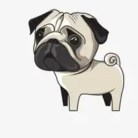 巴哥犬情侣动漫头像微信头像图片大全