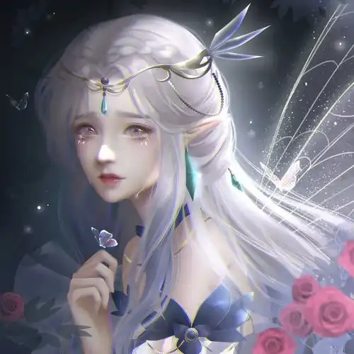 动漫手绘女生头像夏天有晚来迟暮的霞光,正如晚来的你皆是笑意