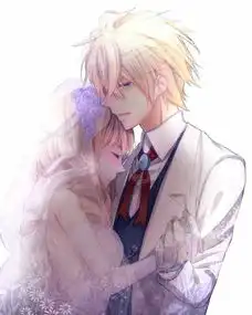 二次元女神终于穿上了婚纱,动漫男女神的婚纱照出炉