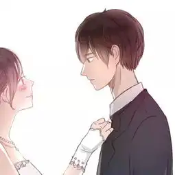 谁有动漫婚纱的情头