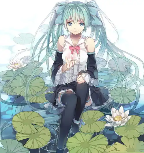 非常漂亮的一组虚拟偶像初音未来同人插画欣赏画风相当华丽