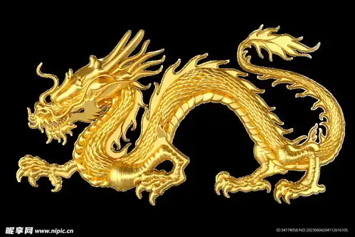 中国龙免扣设计图花边花纹