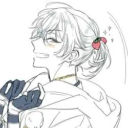 插画动漫二次元男生头像