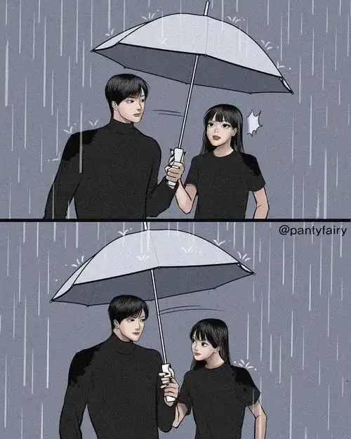 韩国超甜情侣漫画,让人看了脸红心跳,网友高呼太甜了