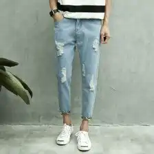 牛仔裤男春日系