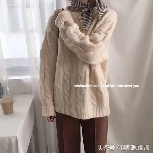 163左右的女生冬季简约ins风搭配,百看不厌的慵懒style