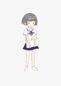 卡通校服短发可爱女生图片素材psb格式下载动漫人物大全