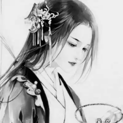 女生头像动漫古风黑色系,感谢生命有你参与