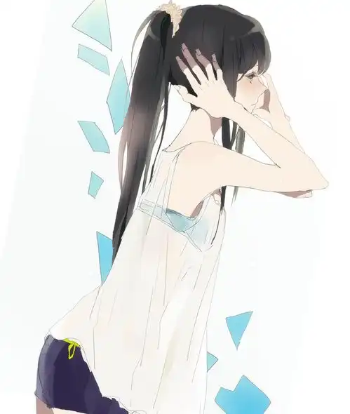 二次元美图精选丨马尾辫萌妹