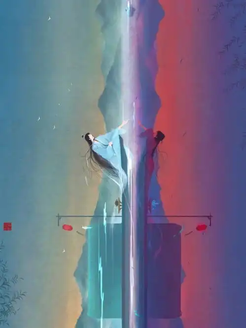 古风超仙的背景图插画壁纸头像,仙气十足