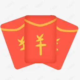 年终红色卡通金钱红包素材图片免费下载千库网
