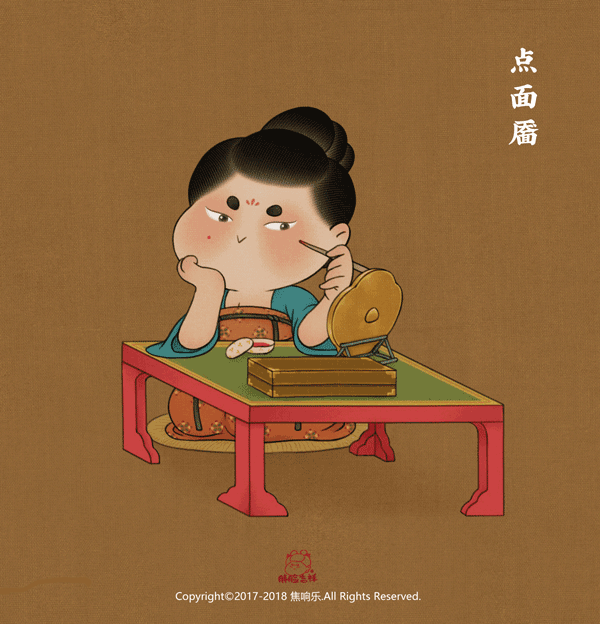 萌翻了的胖脸古风美人化妆图来啦