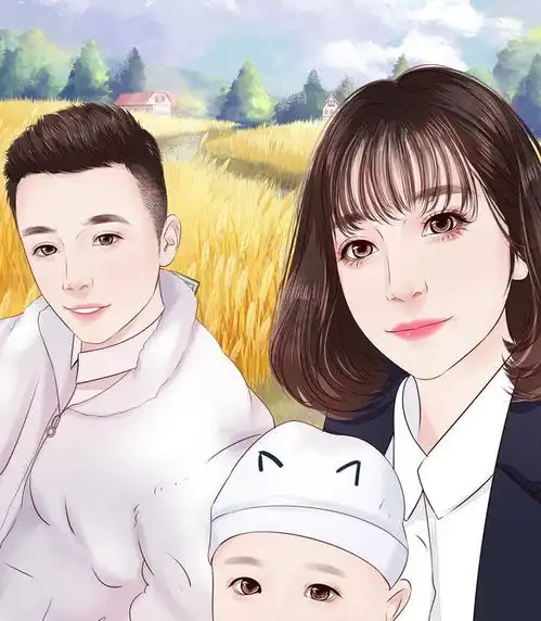 幸福靠自己争取,简单美好的一家三口四口头像