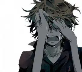 求几张比较伤感的动漫男生头像