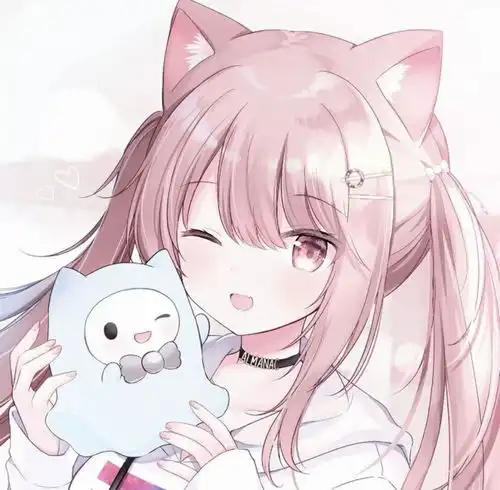 超可爱的猫耳少女头像