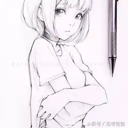 喜欢重金属摇滚的小姐姐,竟画出了小清新二次元动漫手绘