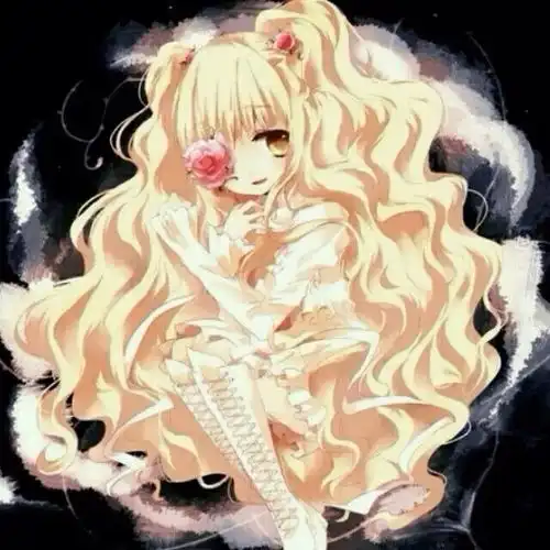 求二次元妹纸华丽图片