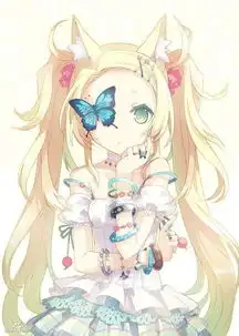 谁有瞳孔是蓝色或紫色粉色头发的动漫少女图片