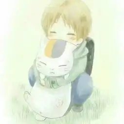 治愈系动漫夏目友人帐头像超萌猫咪老师头像