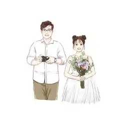 头像,婚纱头像定制图