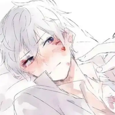 动漫丧头男抖音动漫男黑白丧头像分享