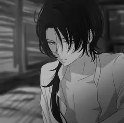 手绘风暗黑动漫男生头像你从未经历过孤独,又怎懂我的无助