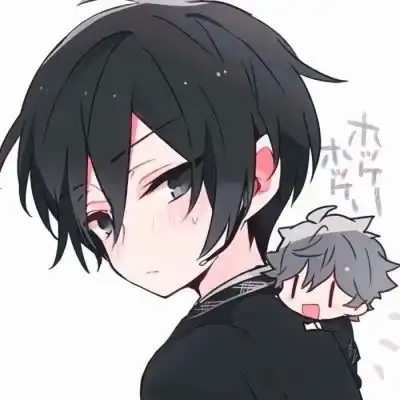 男生黑白灰色头像