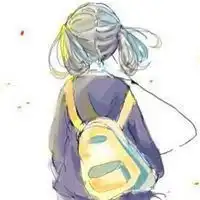 扎着辫子的女生漫画背影头像微信头像图片大全
