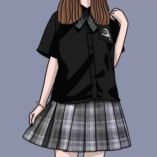 百褶裙女孩有些人光是遇见就已经很美好了