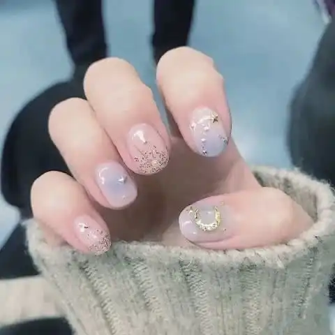 仙气十足的3款美甲,仙女必备