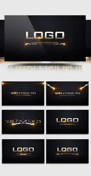 高清2019金色高端质感碎片logo片头动画ae模板素材其他格式下载片头片尾logo大全ae模板