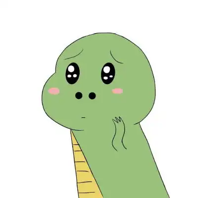 小恐龙头像可爱网红绿色小恐龙卡通头像