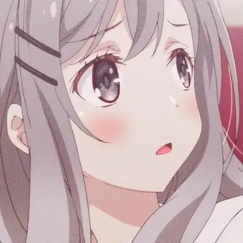 动漫女生头像生活甜甜有你真好