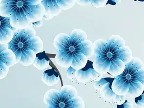 新中式蓝色梅花唯美风景背景墙装饰画图片设计素材高清psd模板下载142.12mb田园背景墙大全