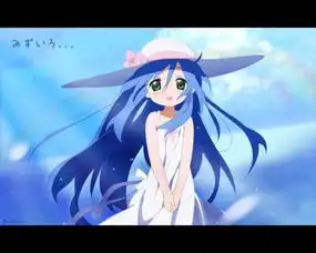这位蓝头发绿眼睛的动漫少女是谁,出自哪里