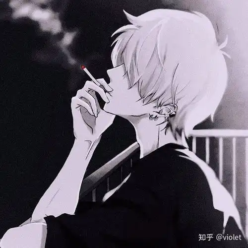 有哪些适合男生用的暗色系的动漫头像