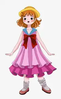 手绘卡通少女手绘红色衣服手绘红衣女孩图片素材其他格式下载动漫人物大全