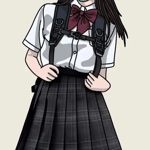闺蜜头像jk制服头像粉色可爱系