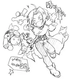 谁有动漫女生的黑白原图