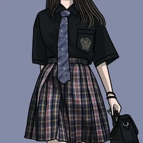 闺蜜头像jk制服头像粉色可爱系