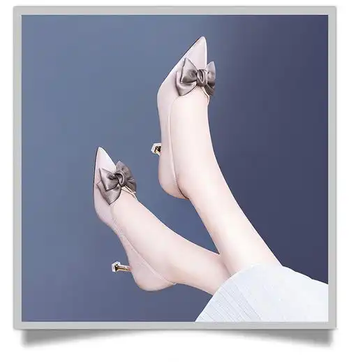 少女高跟鞋女细跟2018新款春季百搭韩版秋季小清新网红抖音单鞋子